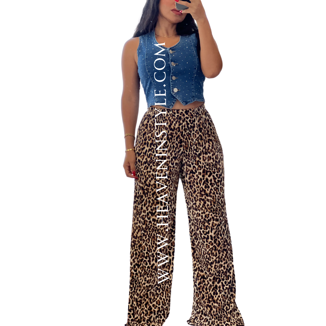 Elizabeth Animal Print Pants