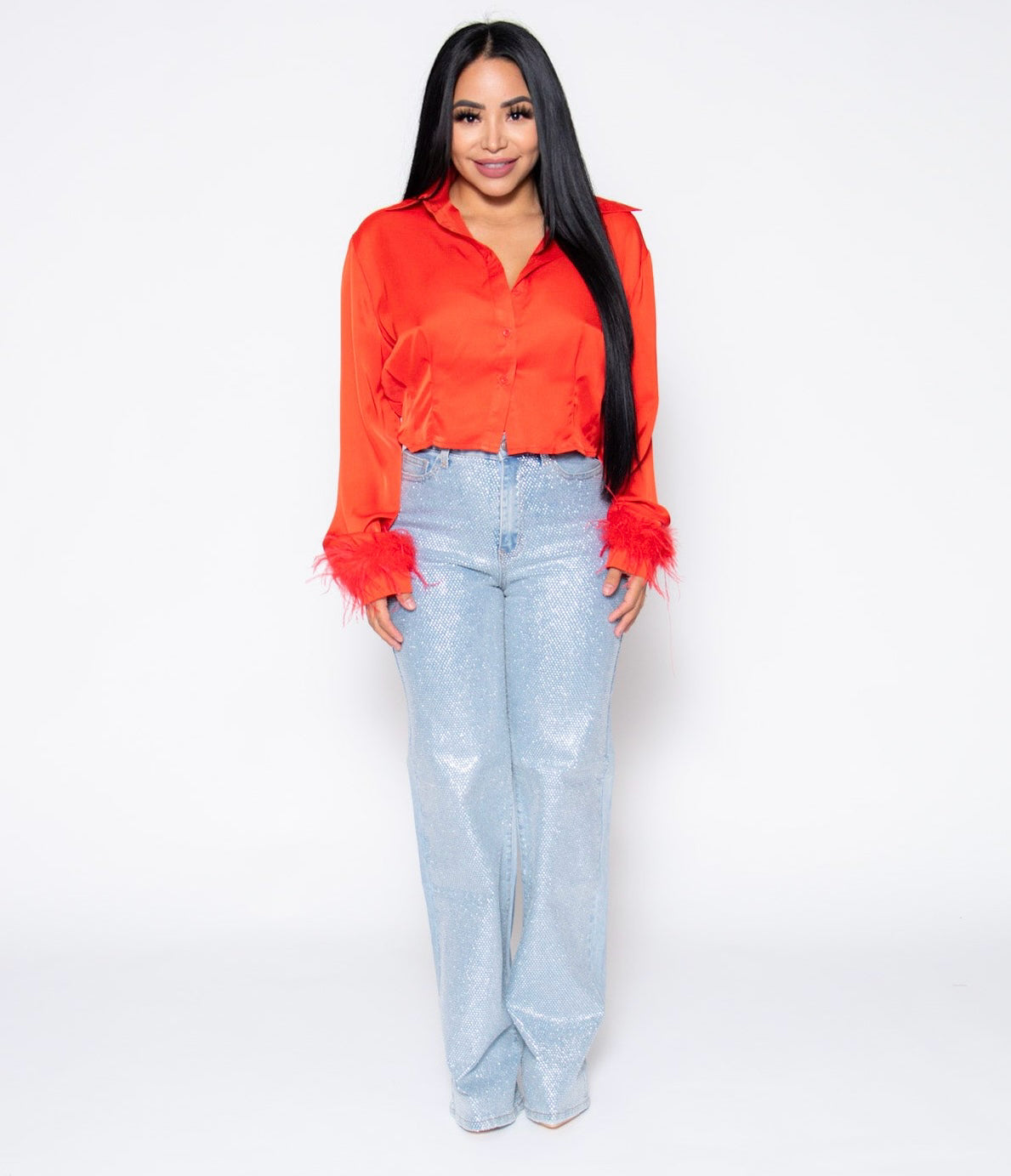 Rhinestone Jeans