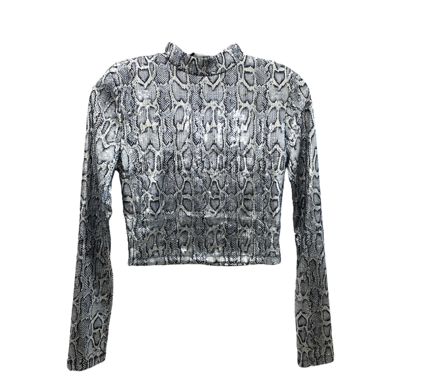 Snake Print Top Long Sleeve Top