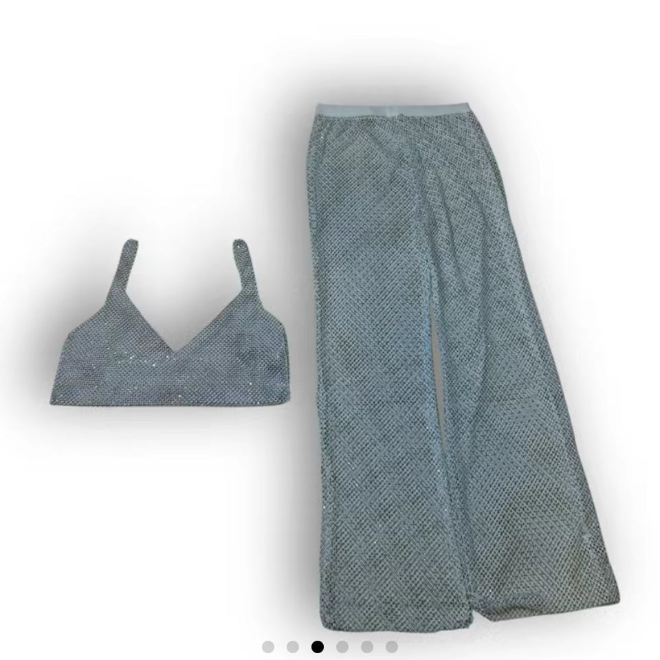 Amara Rhinestone See-Through &
Sets - Elegant Style for Versatile Wear