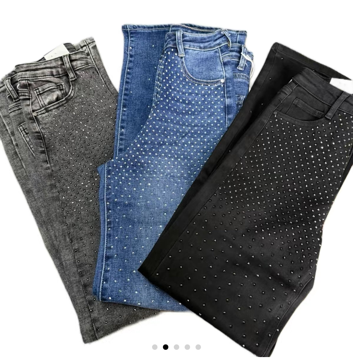 Shadow Wide Leg Bling Extra Stretch Pants