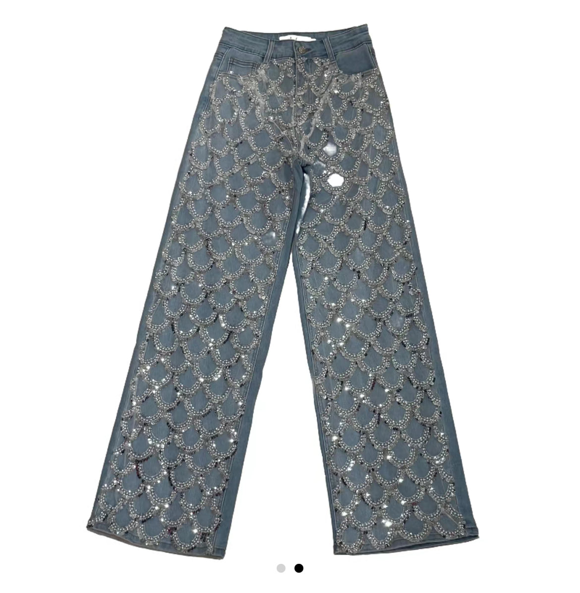 Ariel Denim Jeans Womenswear Pearl Design