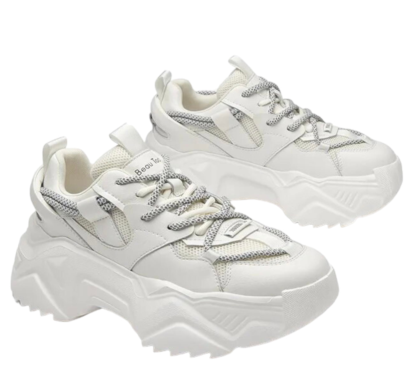 Platform tennis shoes