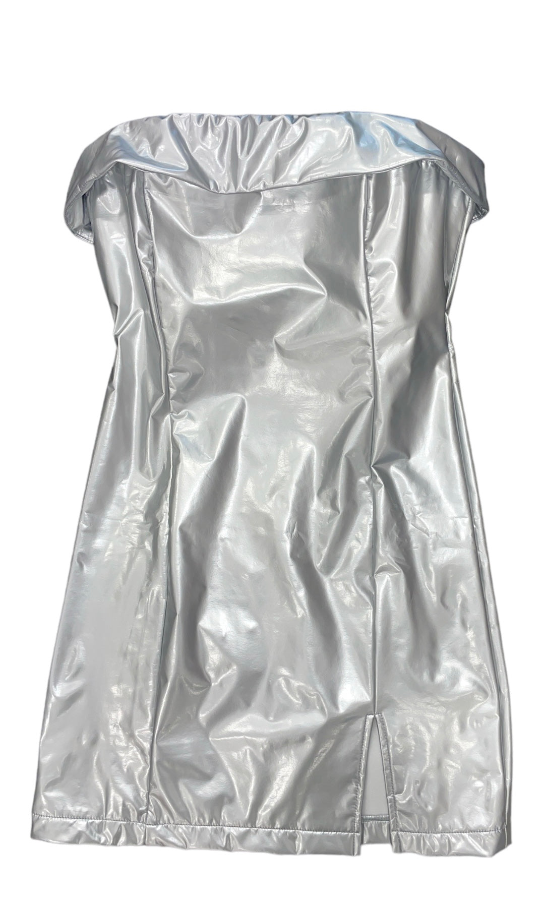 Mini Dress Tube Metallic
