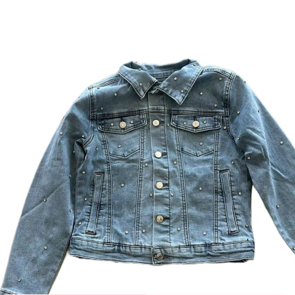 Jaqueline Jean Jacket with Stone Detailing