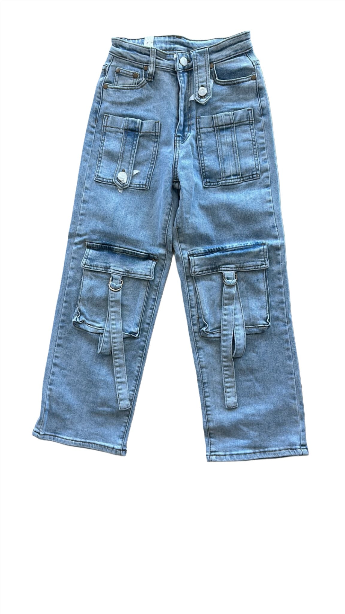 CARGO CAPRI - JUNE STYLE DENIM WOMEN WEAR JEANS
