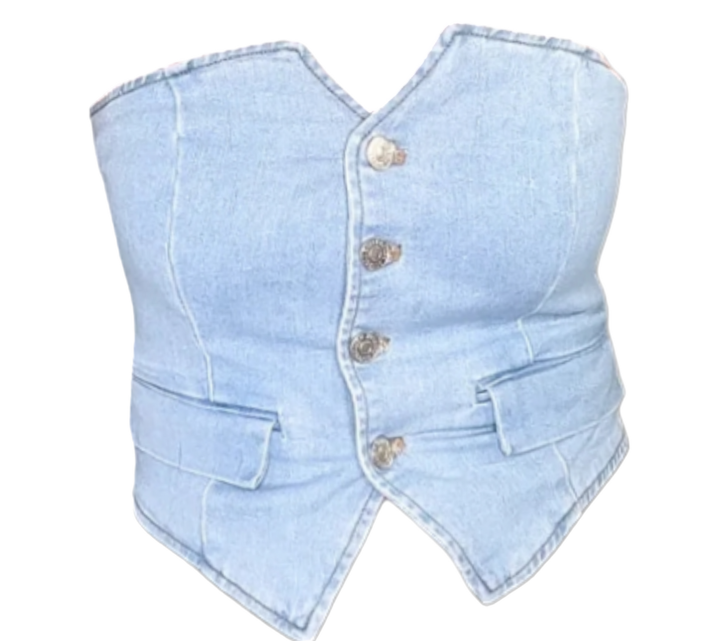 Denim Corset