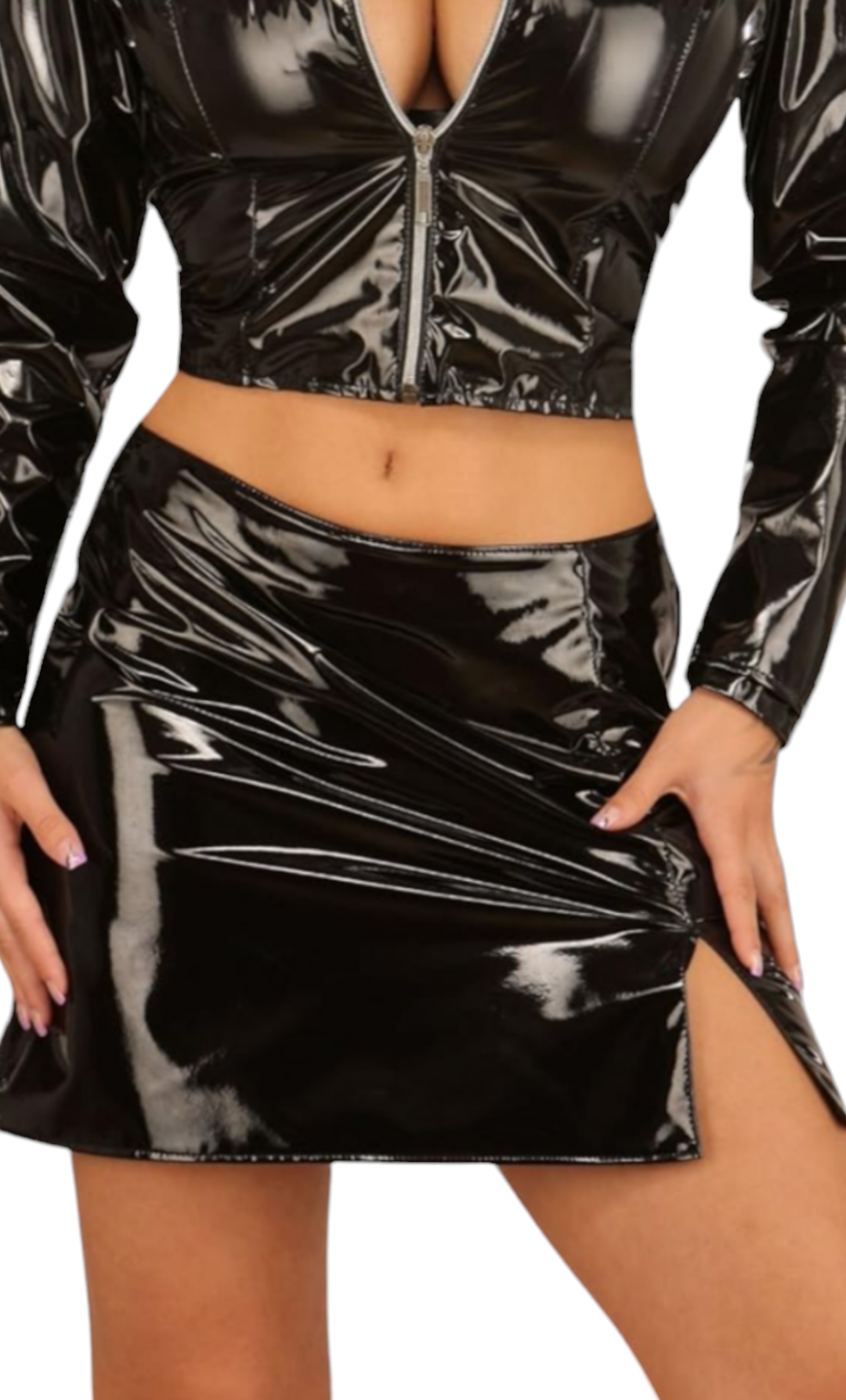 Kaitlyn Mini Skirt Latex