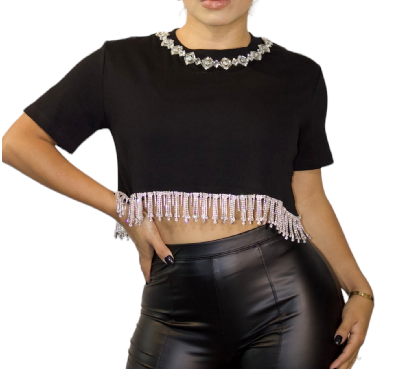 Rhinestone Tee