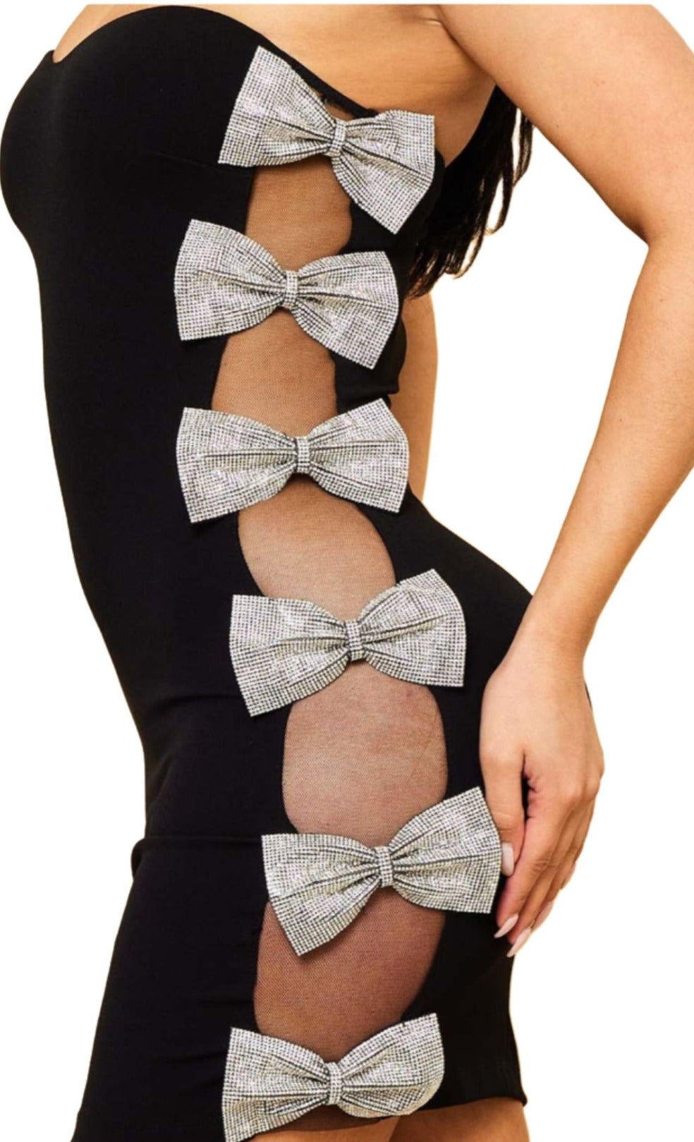 LUCIANNA BOW PARTY DRESS
