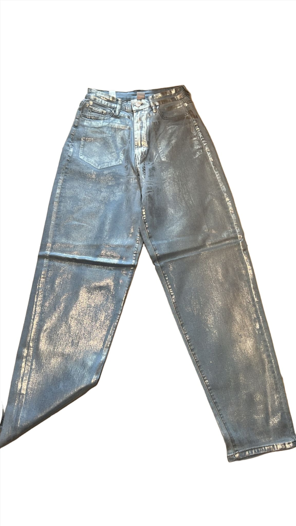 NOAH METALLIC DENIM PANS