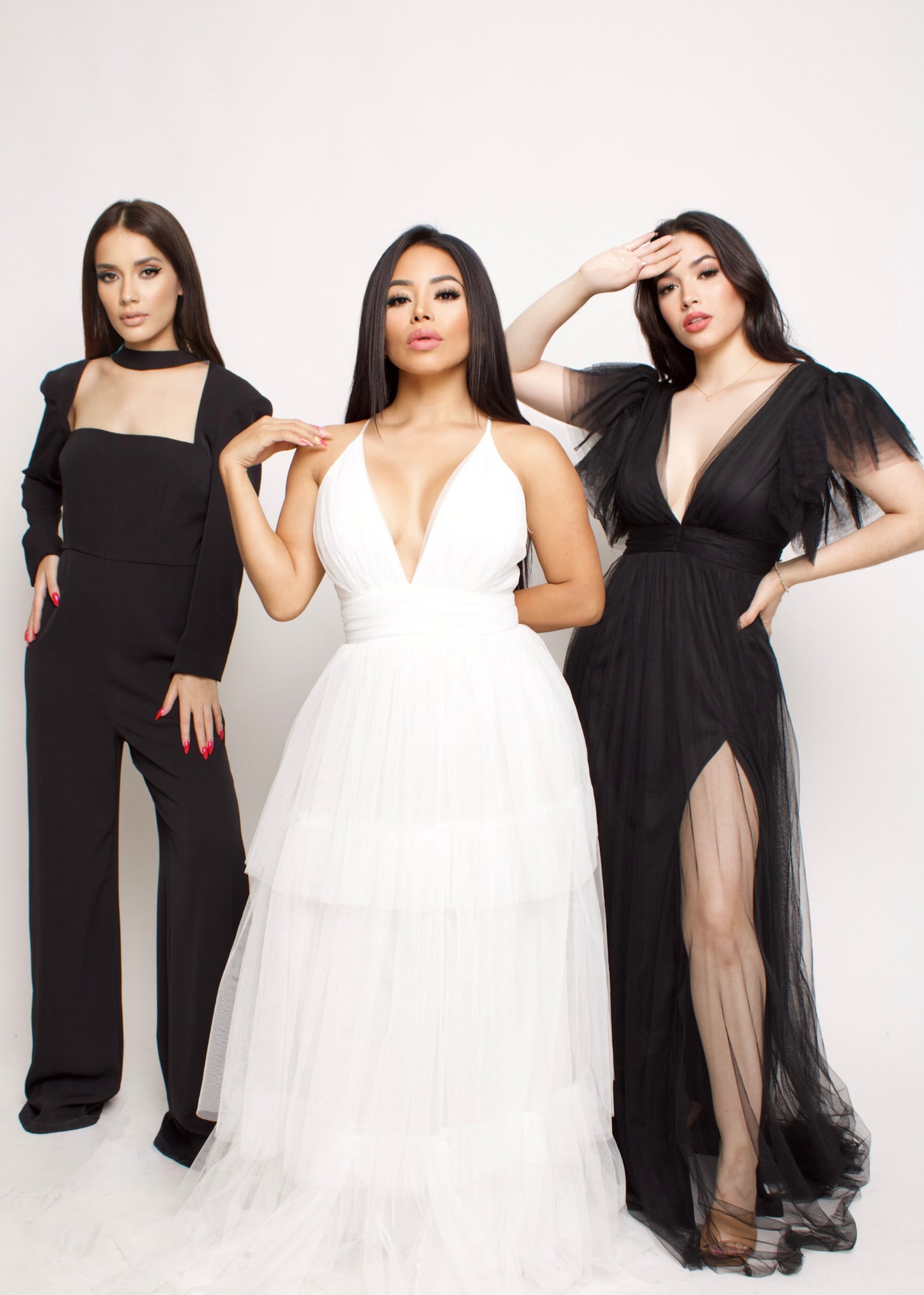 Dua Mesh gown