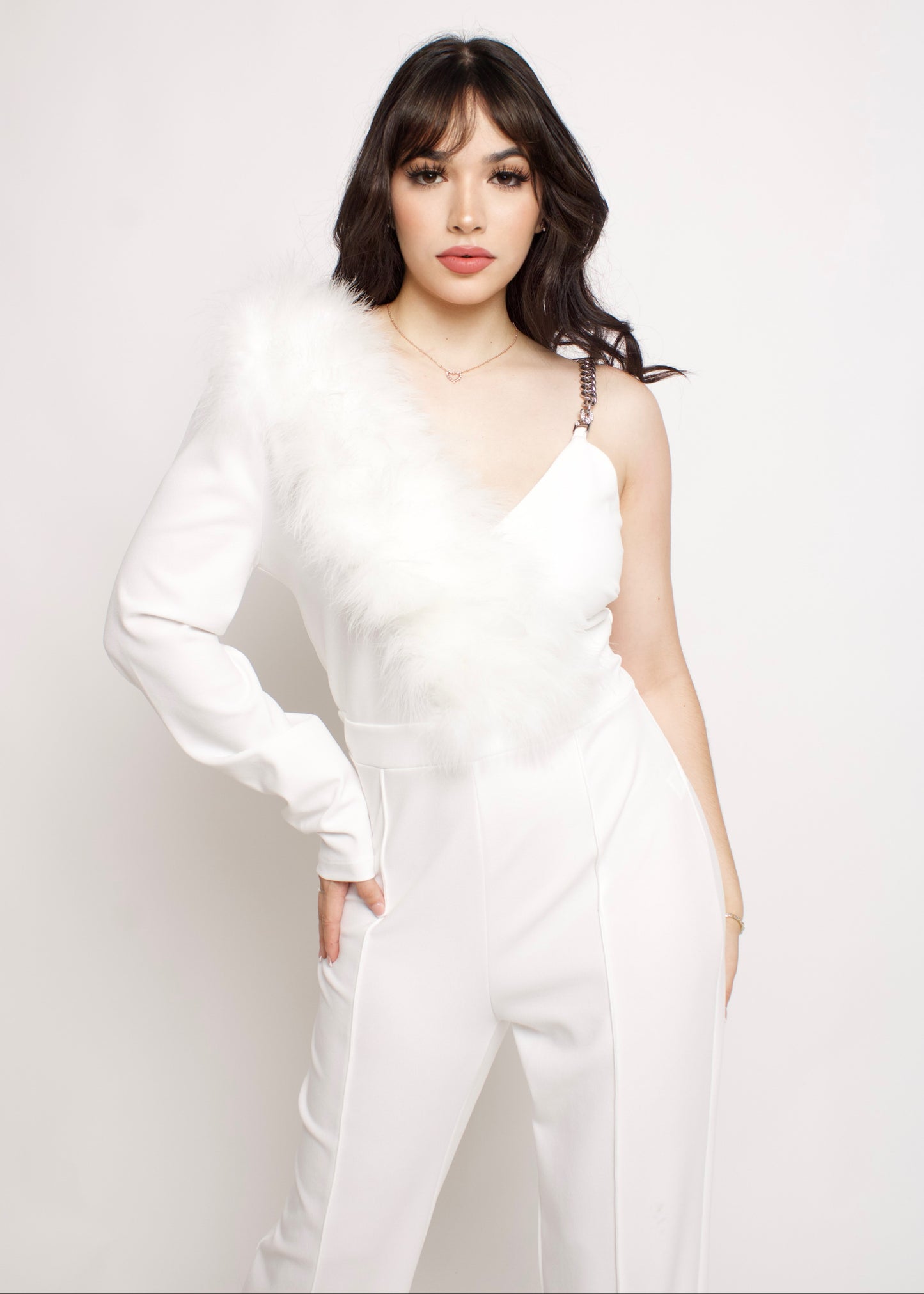 Willow Feather Jumpsuit