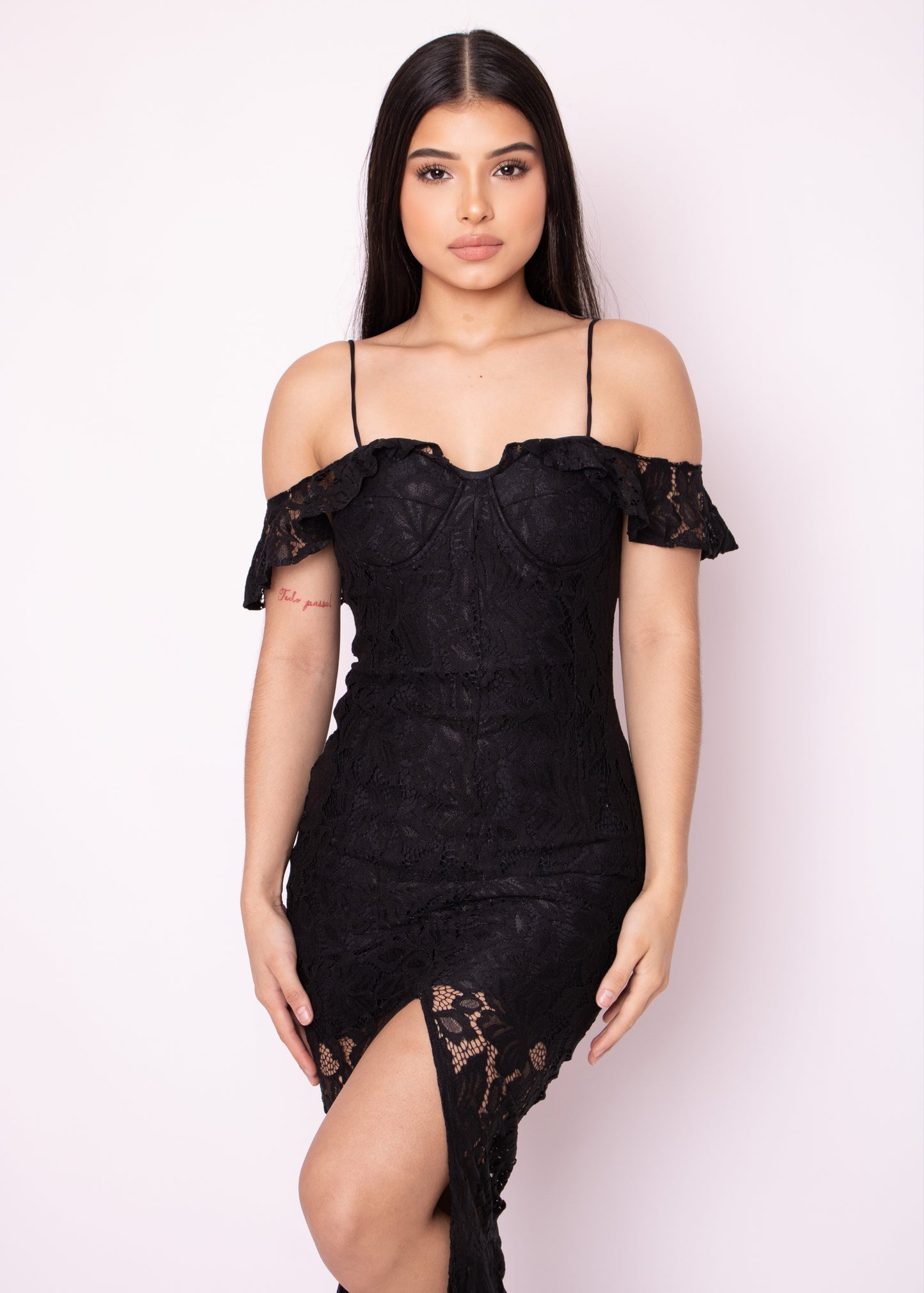 Lace and Flower Dress