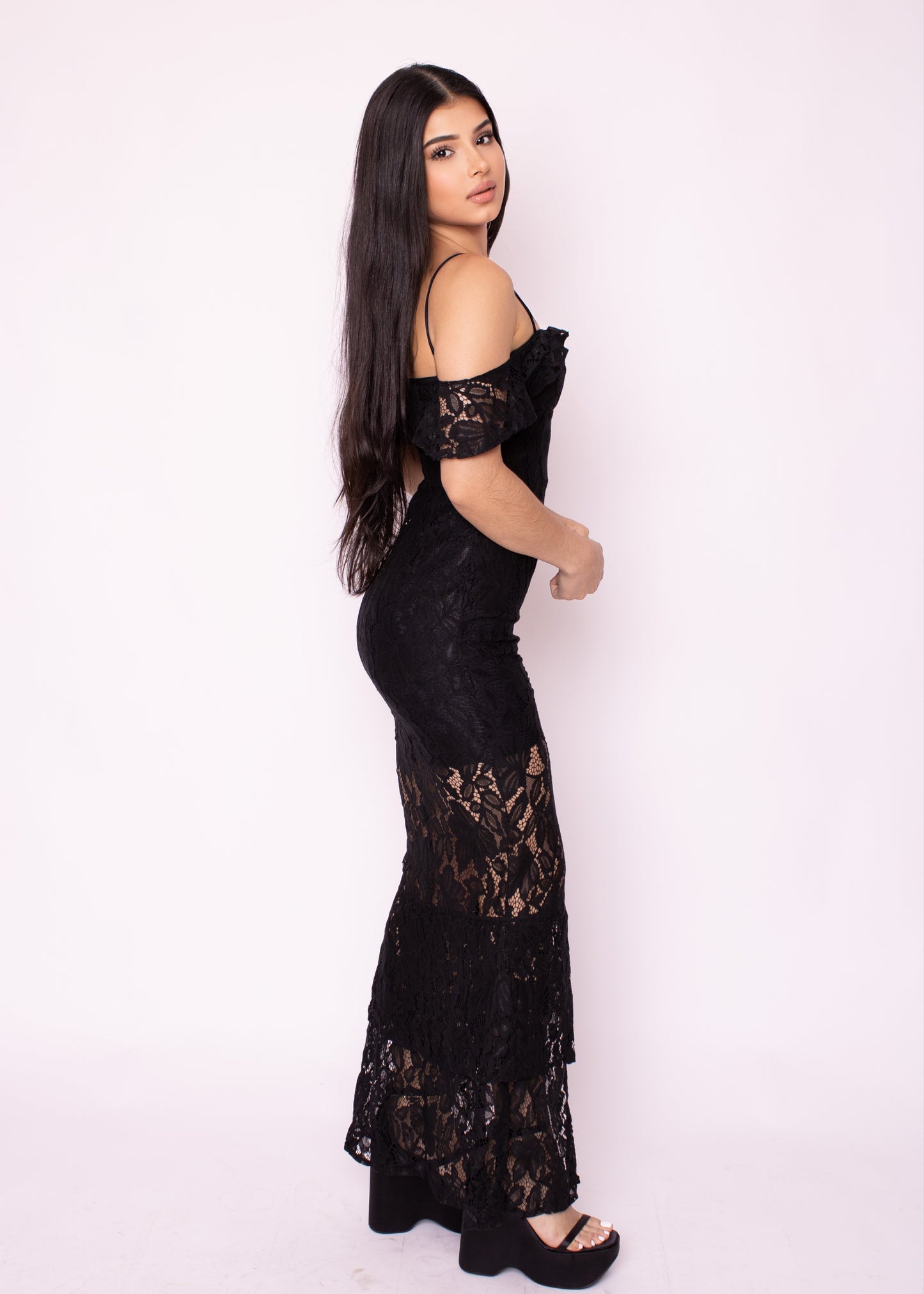 Lace and Flower Dress