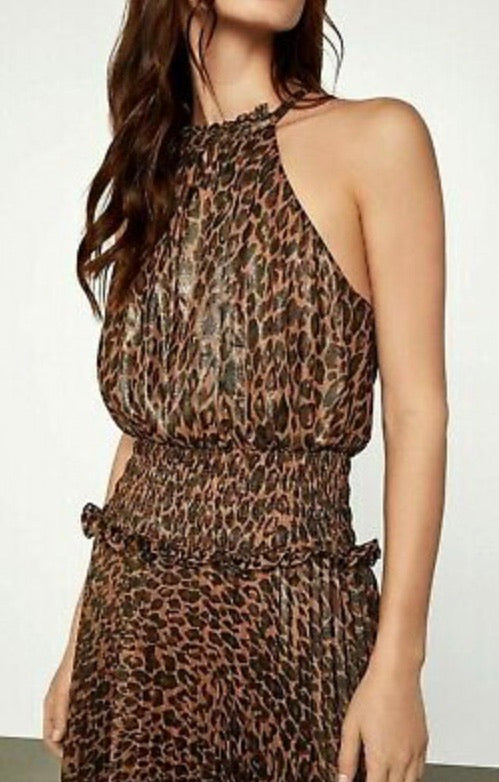 Smoked Bronze-Leopard Dress