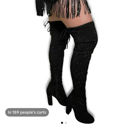 Julissa Full Stone Over the Knee Boots