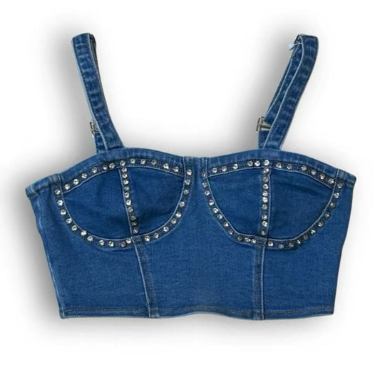 Katy Denim Bustier Top - Women's Comfortable Top