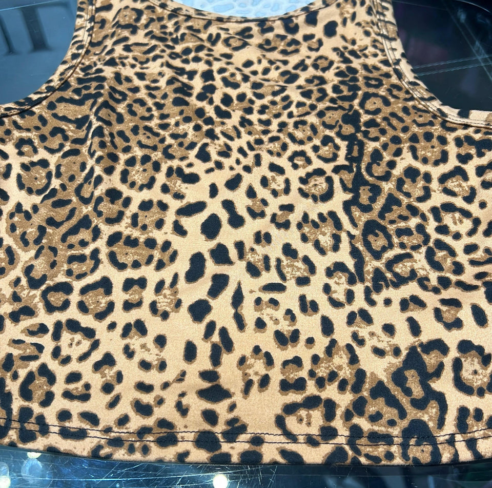 Leopard Fashion Lee Tank Top Womenswear Comfort
