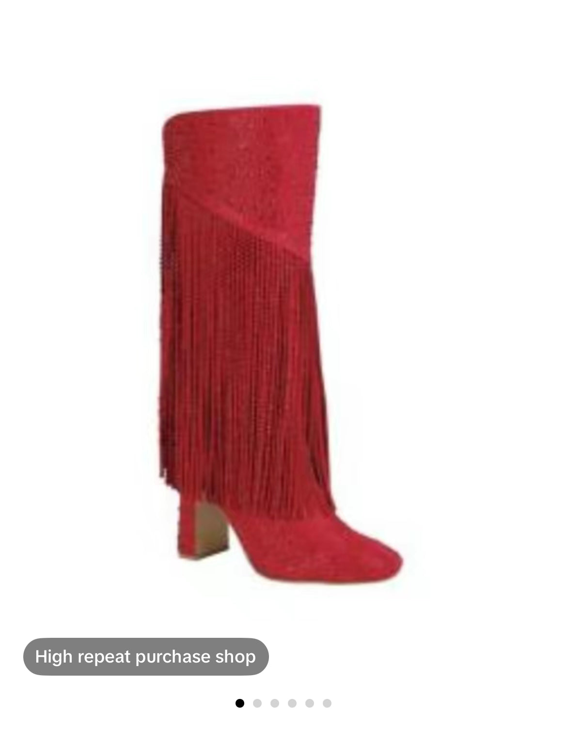 Mirtha Stand Out Full Stone Fringe Western Boots