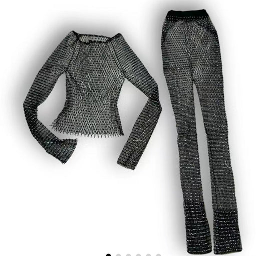 Amara Rhinestone See-Through &
Sets - Elegant Style for Versatile Wear