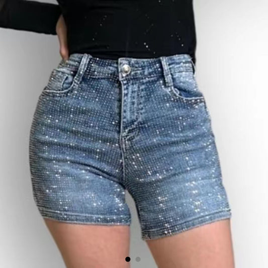 Natali Collection Mom Denim Shorts - Womenswear Bottom