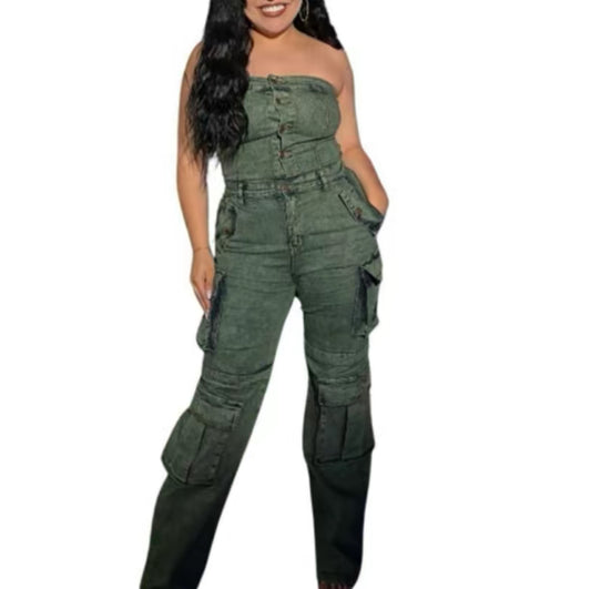 Joanna Abstract Print Jumpsuit