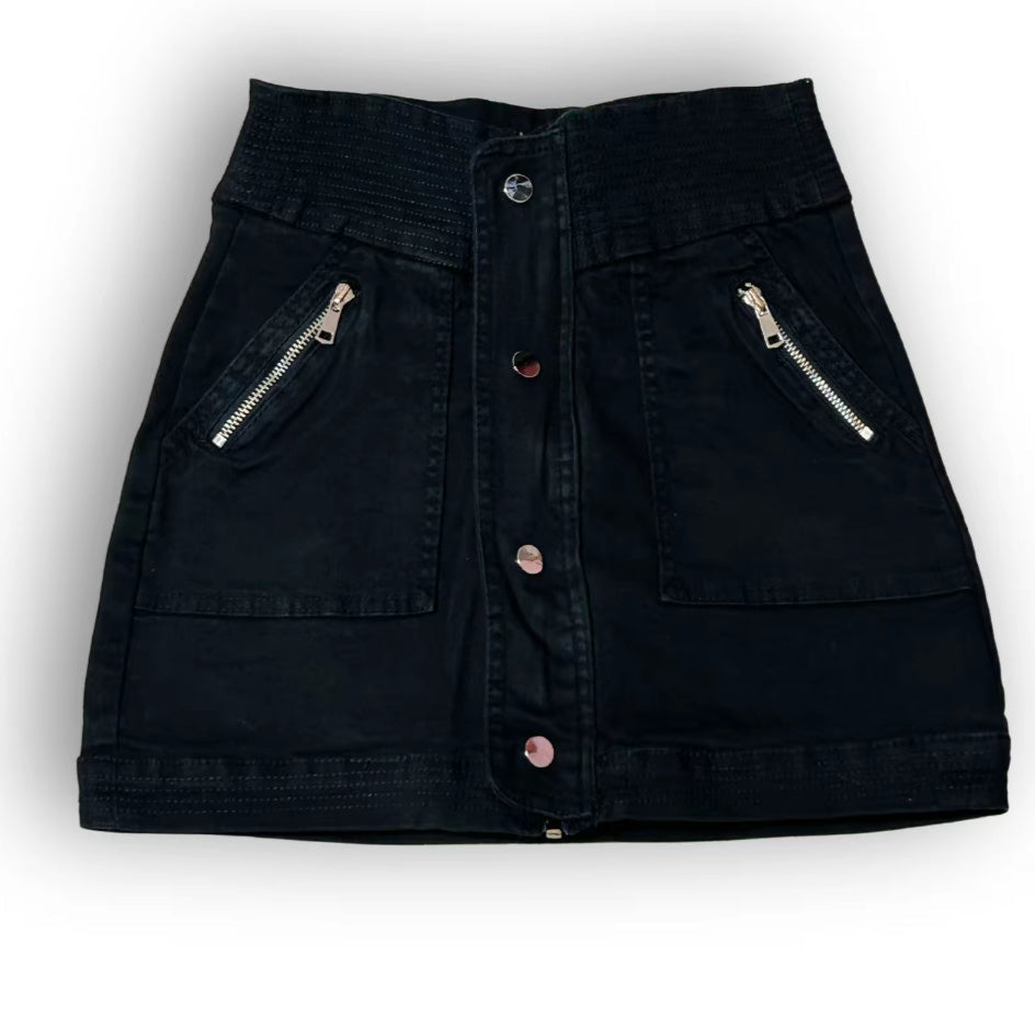 Mila Cargo Button-Front Mini Skirt - Womenswear Bottom
Design