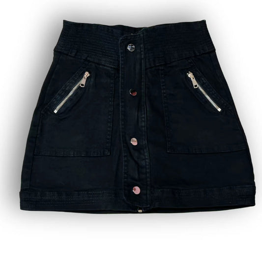Mila Cargo Button-Front Mini Skirt - Womenswear Bottom
Design