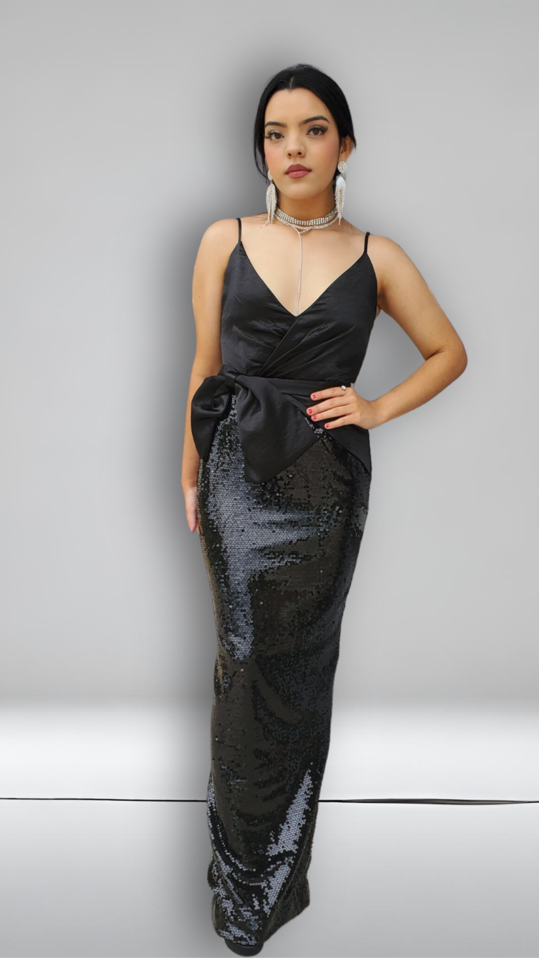 Mona Sequin Gown