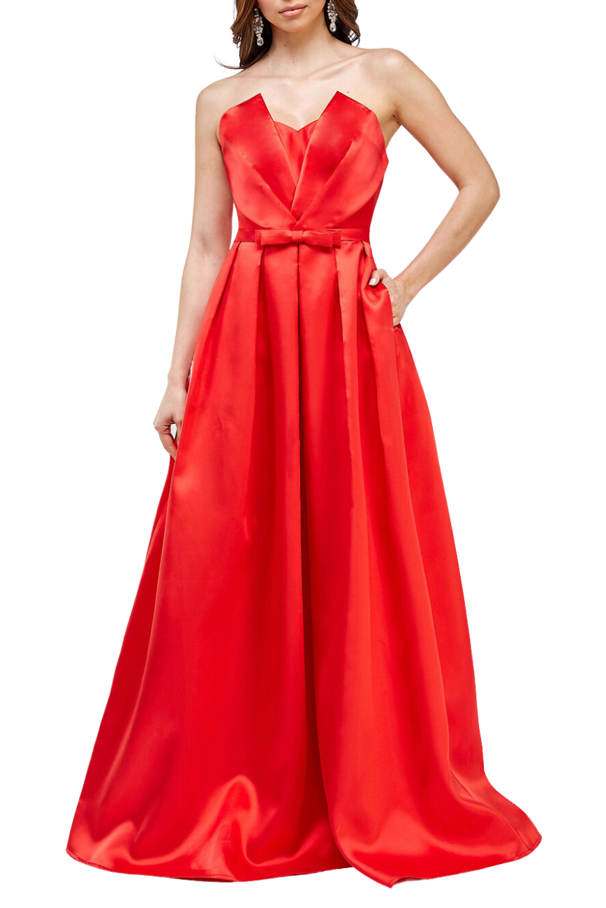 Olga Red Gown