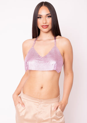 Metal Bra Top