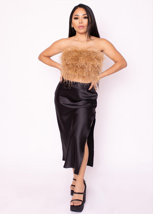 Trendy Feather Top