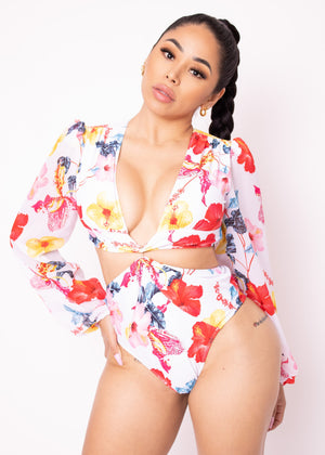 Hawaii Cutout Swimsuit