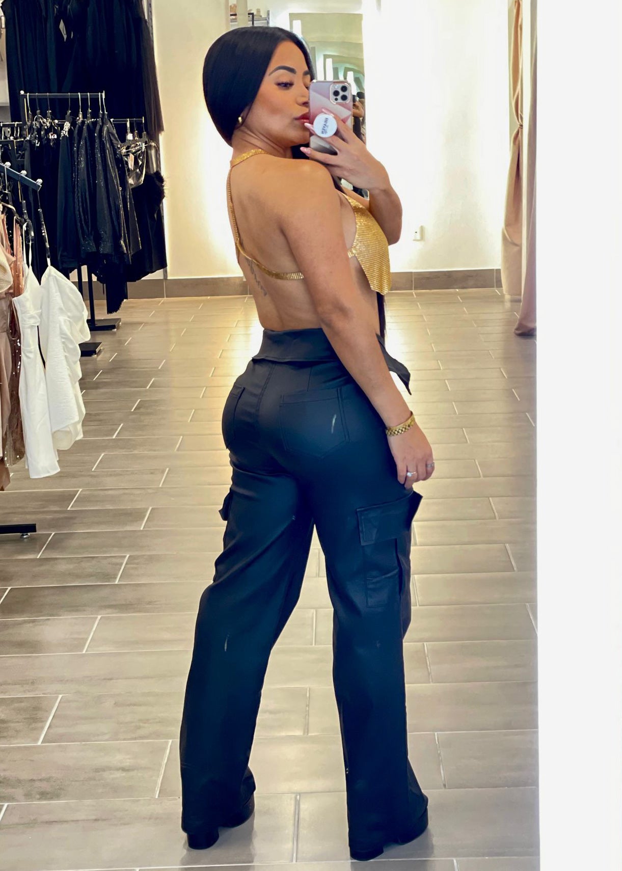Faux Roxy Cargo Pants