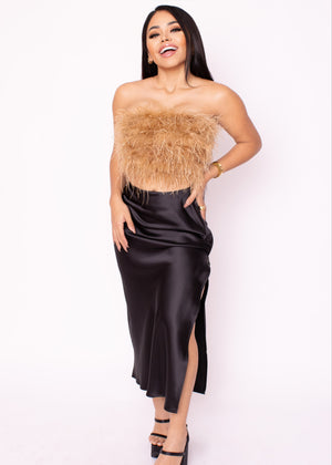 Trendy Feather Top