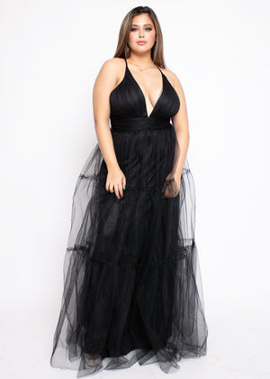 Isabella Mesh Gown