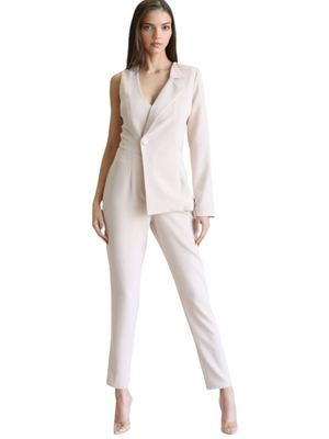 One sleeve Formal Jumpsuit