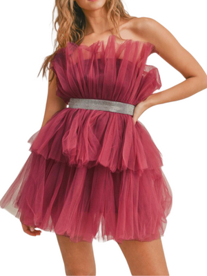 Juliana Tulle Mini Dress