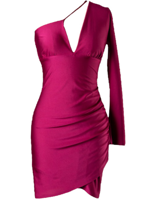Nicole one sleeve dress