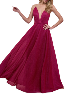 Princess Cut Glitter Gown