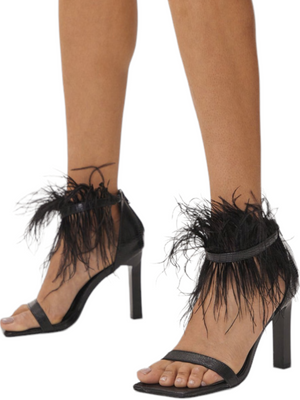 Khloe Feathers Heels