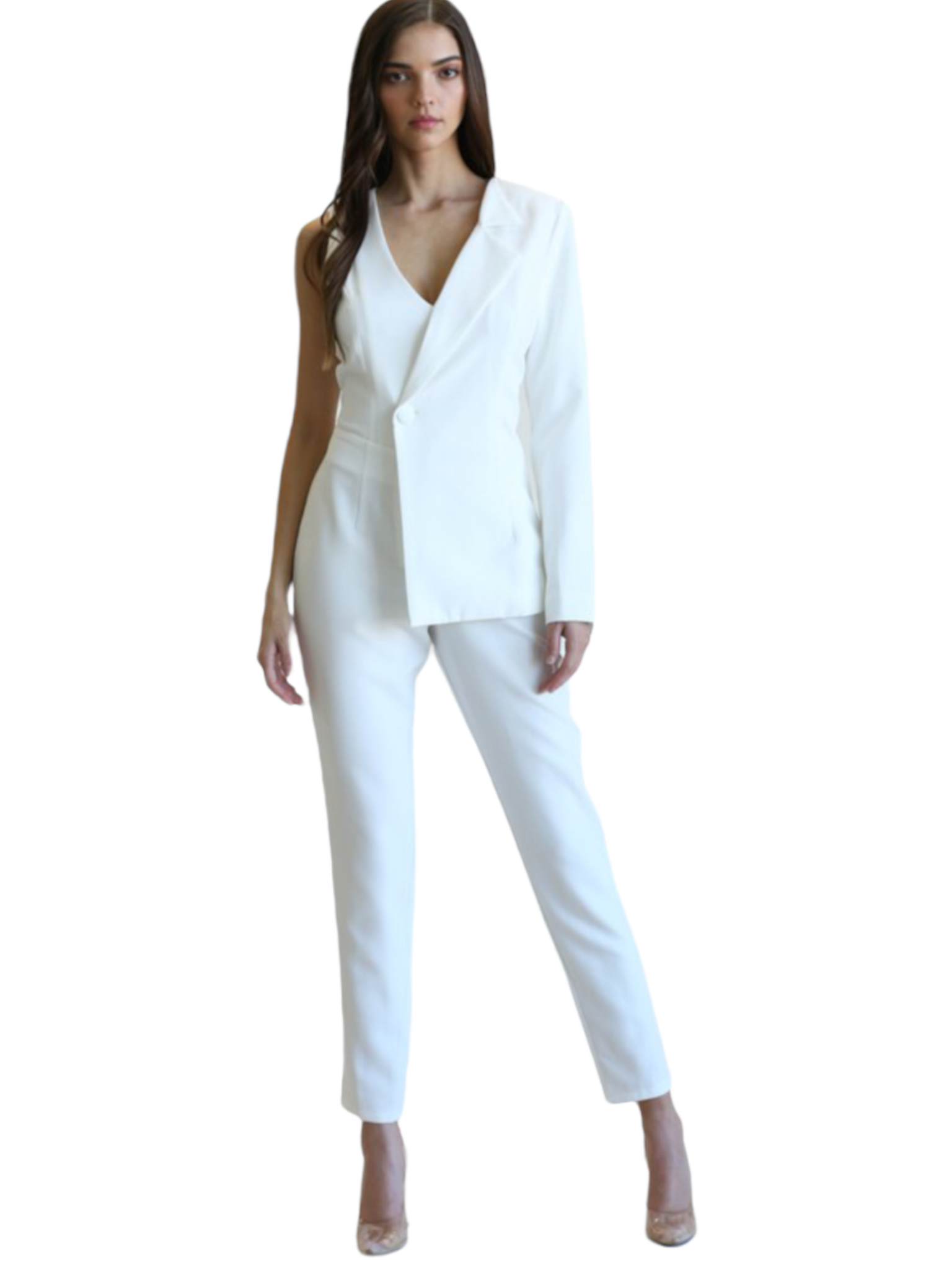 One sleeve Formal Jumpsuit