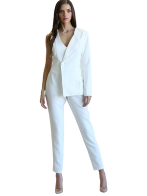 One sleeve Formal Jumpsuit
