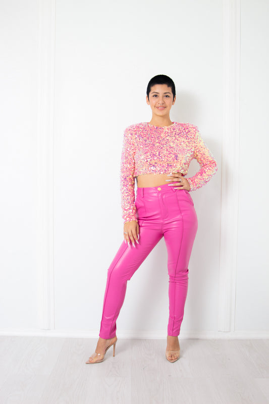 Daisy Leather Pants