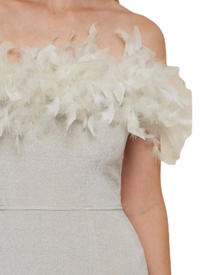 Feather Mini Dress