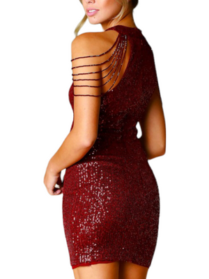 Lilian Halter Sequin Dress
