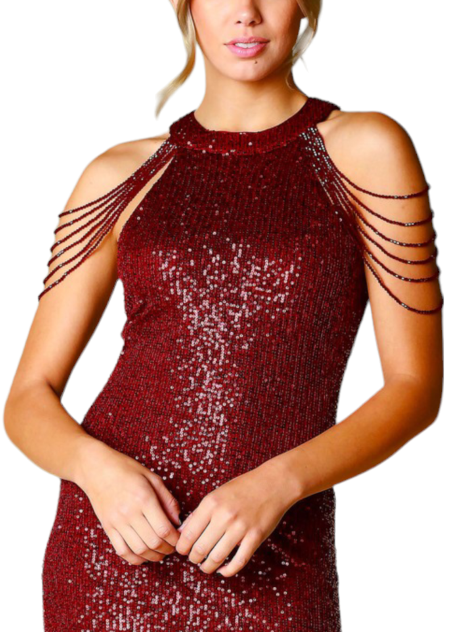 Lilian Halter Sequin Dress