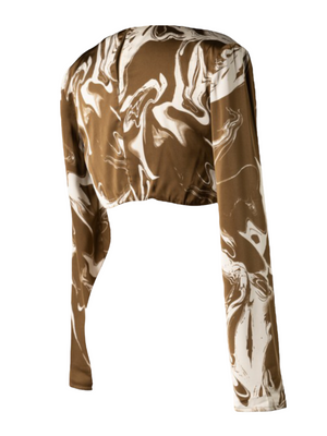Shoulder Padded Top