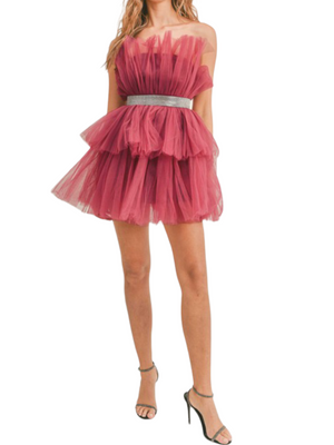 Juliana Tulle Mini Dress